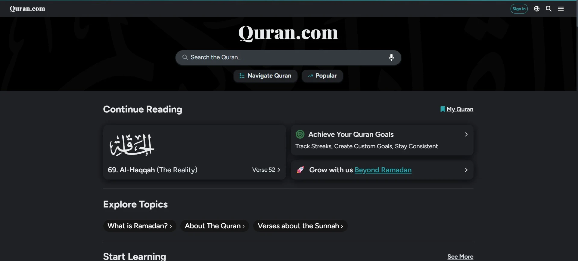 About Quran.com